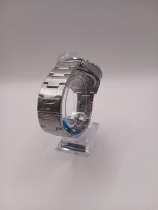 Reloj Lige Azul y Plateado