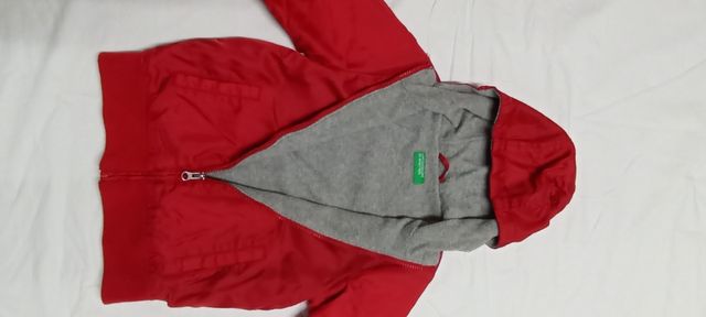 Chaqueta Benetton Roja Polar 4-5 años