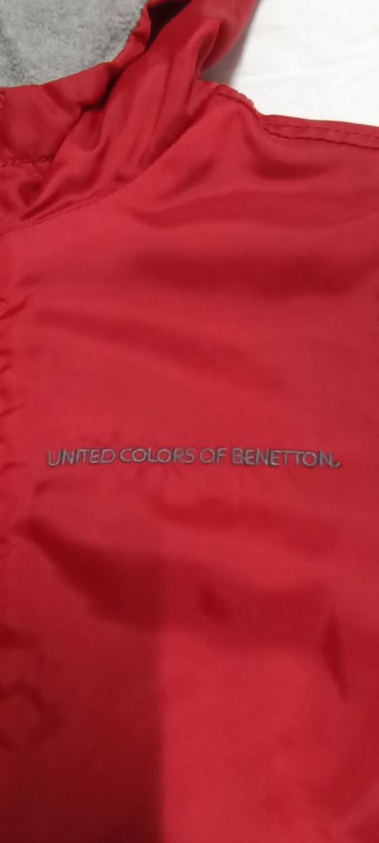 Chaqueta Benetton Roja Polar 4-5 años