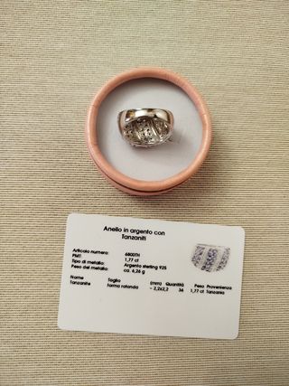 Anello Argento 925 con Tanzaniti