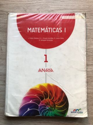 Libro de Matemáticas 1 - 1º de Bachillerato