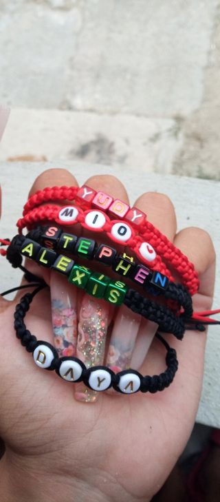 Pulseras personalizadas con nombres 