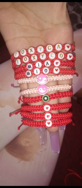 Pulseras personalizadas con nombres 