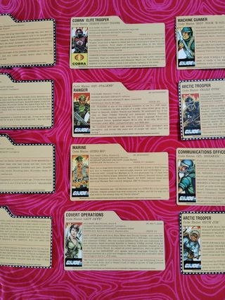 Tarjetas Gi Joe - Varios Personajes