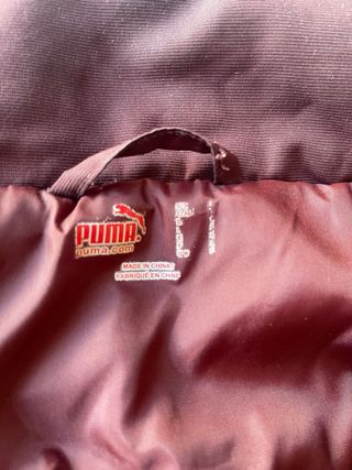 Anorak deportivo Puma morado y naranja
