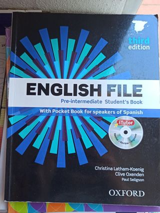English File pre-intermediate student's book