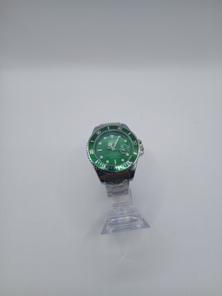Reloj LIGE Verde y Plateado