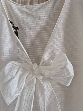 Blusa Massimo Dutti Blanca