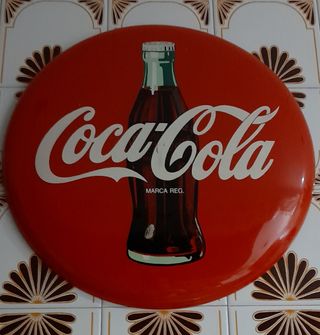 Letrero Coca-Cola Redondo