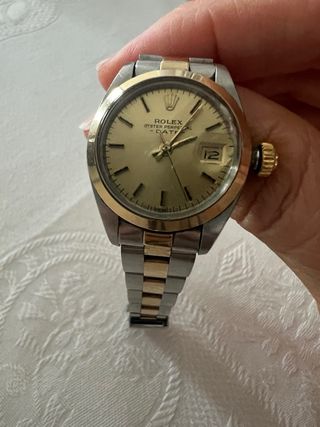 Rolex Oro y Acero. Oyster Perpetual datejust.Mujer