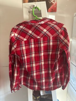 Chaqueta Katrebec cuadros roja