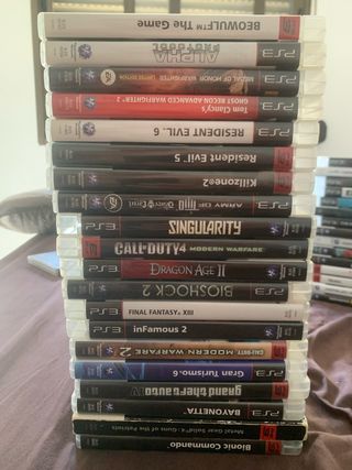 Lote Juegos PS3: Acción, RPG, Carreras, Shooter