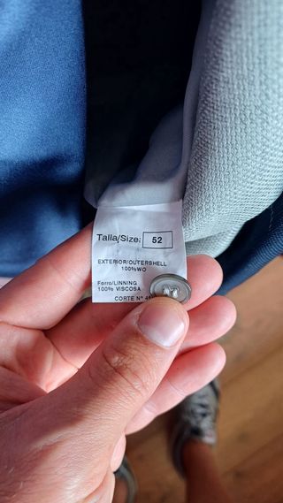 Semi-chaqué con chaleco de boda azul