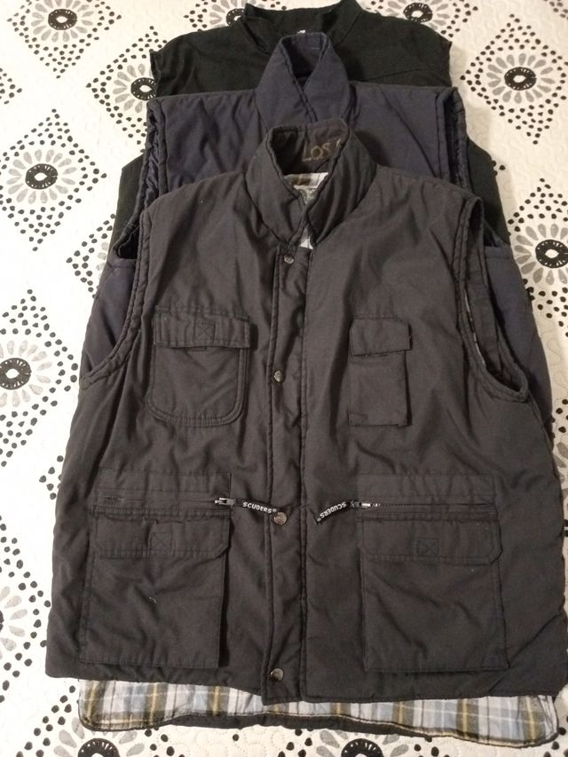 Lote 3 chalecos trabajo talla L