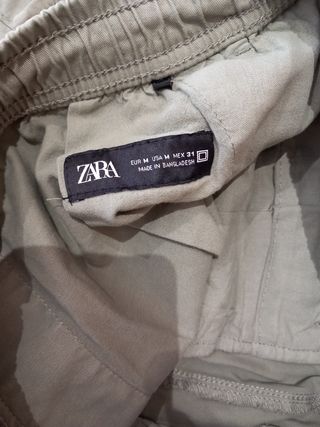 Pantalón cargo hombre verde