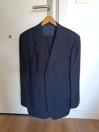 Traje Italiano Raya Diplomática Azul Marino