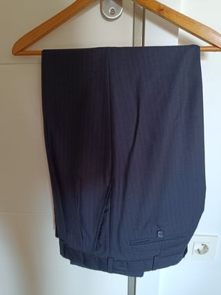 Traje Italiano Raya Diplomática Azul Marino