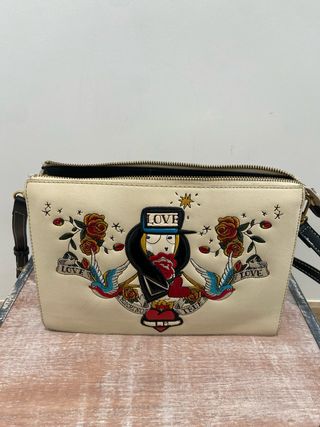Bolso Moschino Beige Multicolor Usado