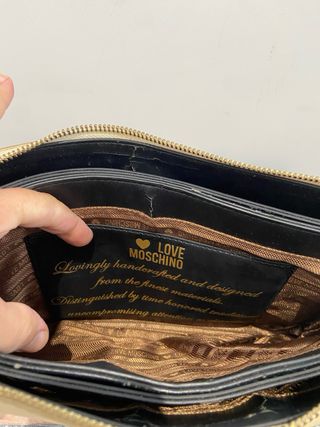 Bolso Moschino Beige Multicolor Usado