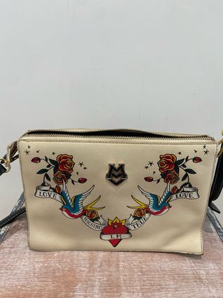 Bolso Moschino Beige Multicolor Usado