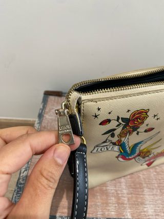 Bolso Moschino Beige Multicolor Usado