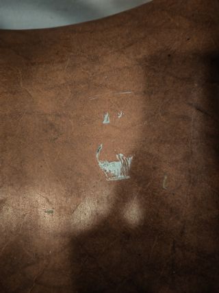 Sedia Savonarola in legno e pelle