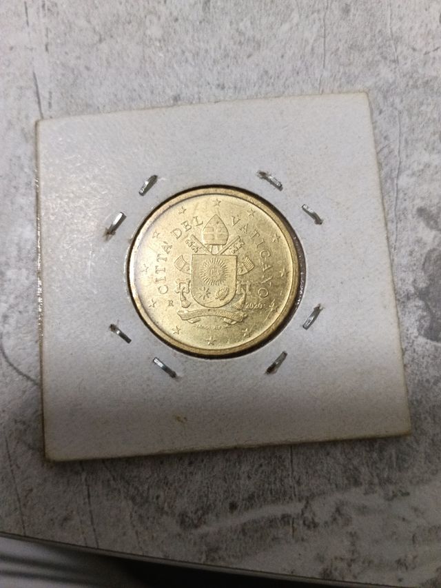 50 céntimos Vaticano 2020