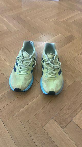 Zapatillas Adidas SL 20 Amarillas y Azules