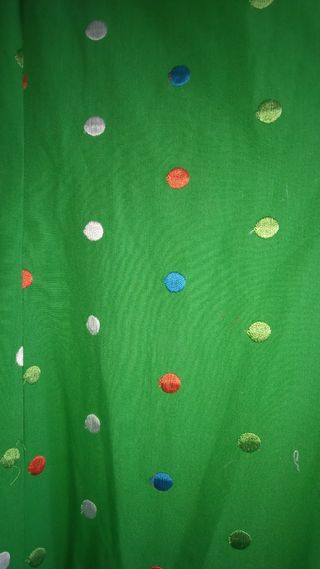 Vestido de flamenca, corto. con lunares