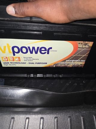 Batería AGM 100Ah Vtopower