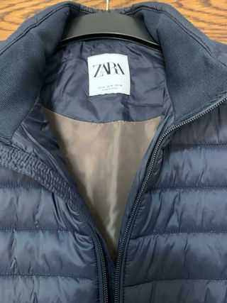 Chaleco Zara Hombre Azul