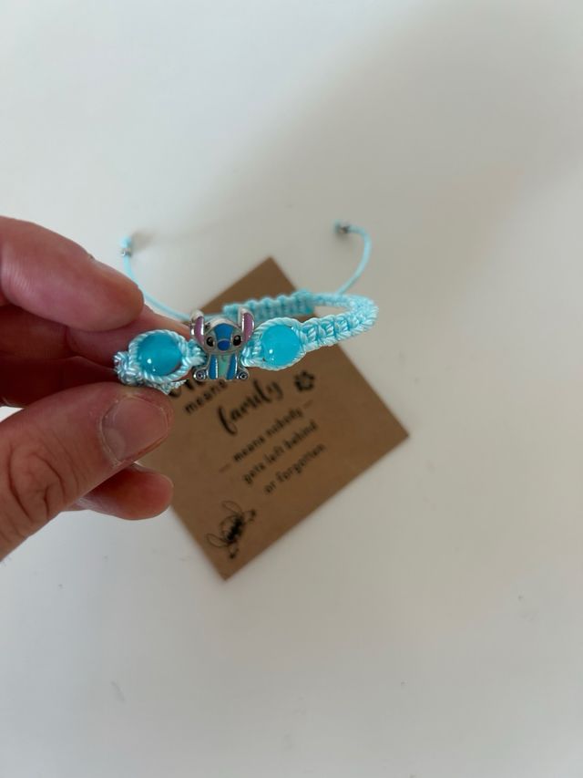 Bracciale Disney Lilo & Stitch Azzurro Argento