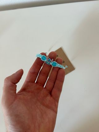 Bracciale Disney Lilo & Stitch Azzurro Argento