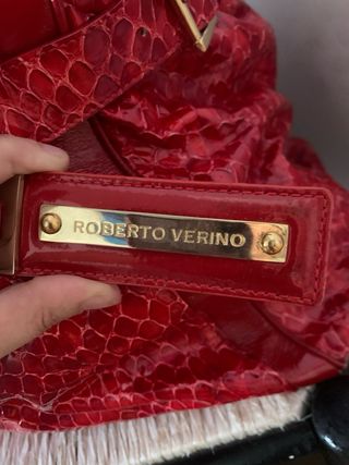 Bolso Piel Rojo Roberto Verino