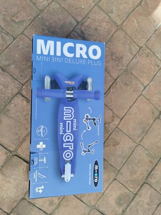 Patinete Micro Mini Azul 3 Ruedas