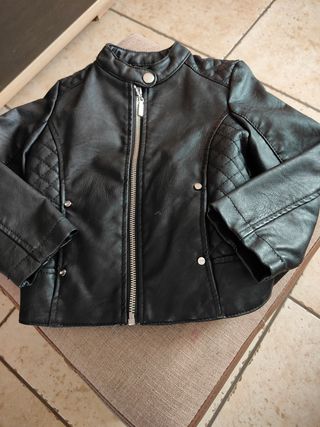 Giubbino bimbi ecopelle 3/4 anni