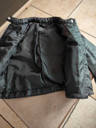 Giubbino bimbi ecopelle 3/4 anni