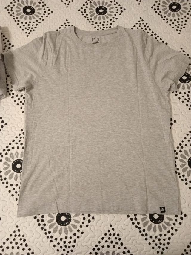 Conjunto chándal + camiseta gris y blanco talla L