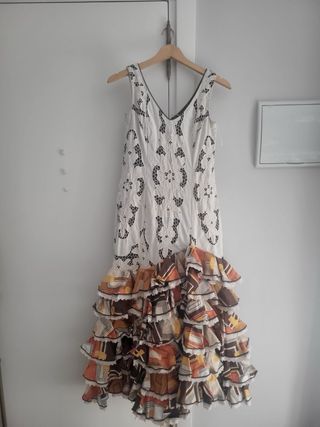 Traje Flamenca Volantes Multicolor 