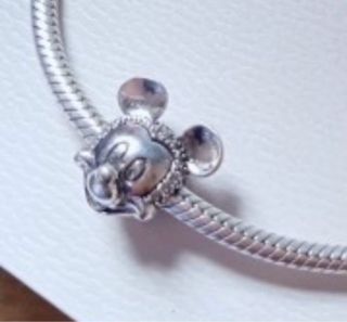 Charm abalorio Mickey Minnie Plata pulsera Pandora