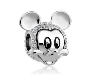 Charm abalorio Mickey Minnie Plata pulsera Pandora
