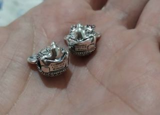 Charm abalorio Mickey Minnie Plata pulsera Pandora