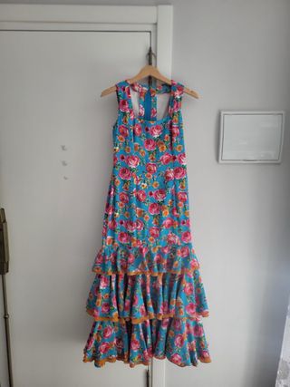 Traje de flamenca estampado floral