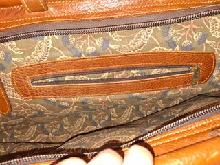 Bolso de viaje de cuero marrón