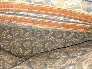 Bolso de viaje de cuero marrón
