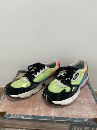 Zapatillas Adidas Falcon Negro Verde