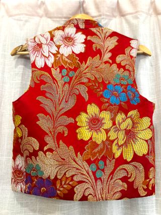 Chaleco Fallero Talla 46 Nial Rojo