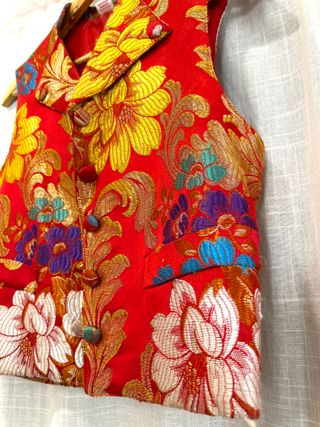 Chaleco Fallero Talla 46 Nial Rojo