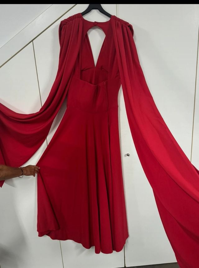 Vestido rojo largo para eventos