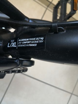 Bicicleta Rockrider MTB comprada  Julio talla LIXL
